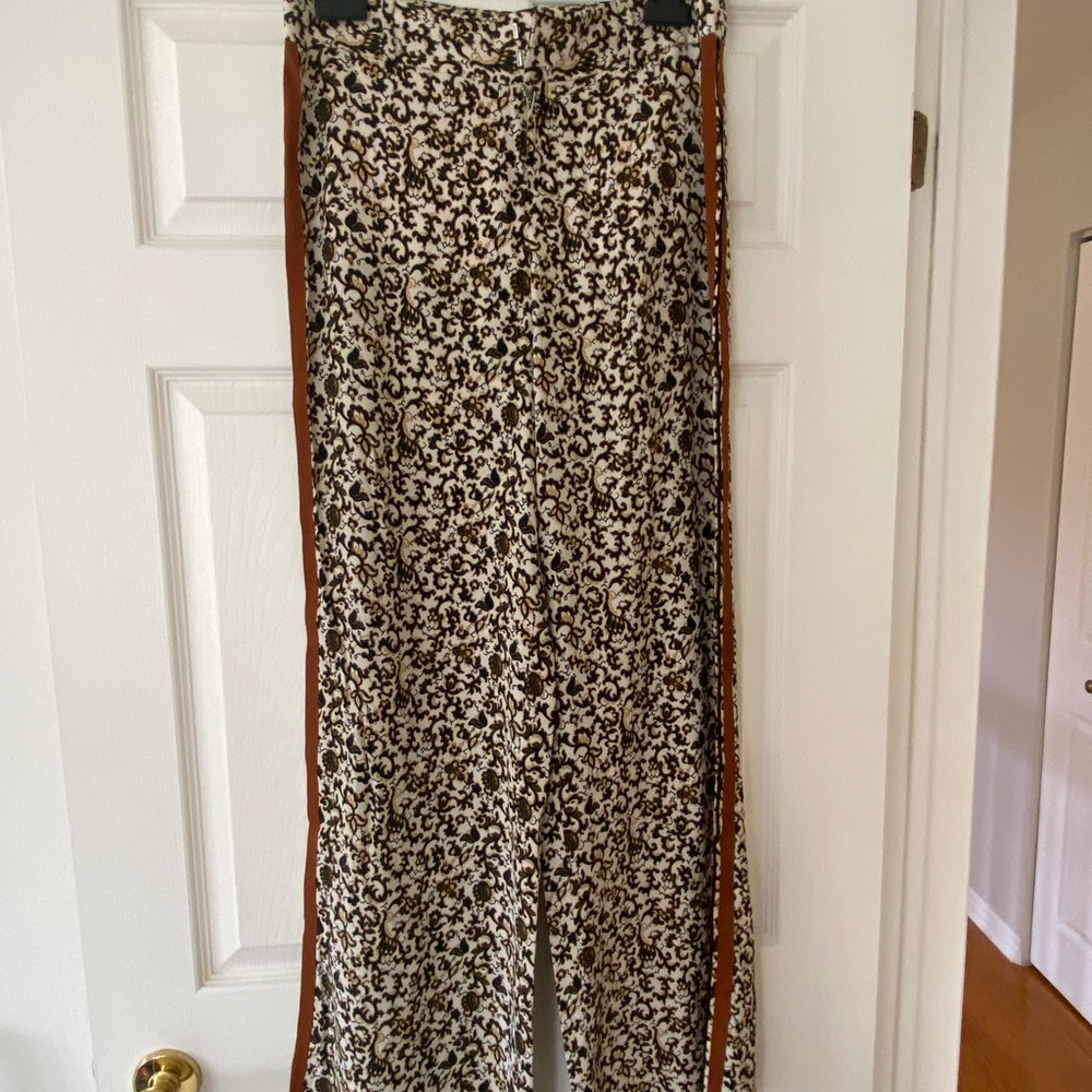 3.1 Phillip Lim Black and Brown Patterned Pants